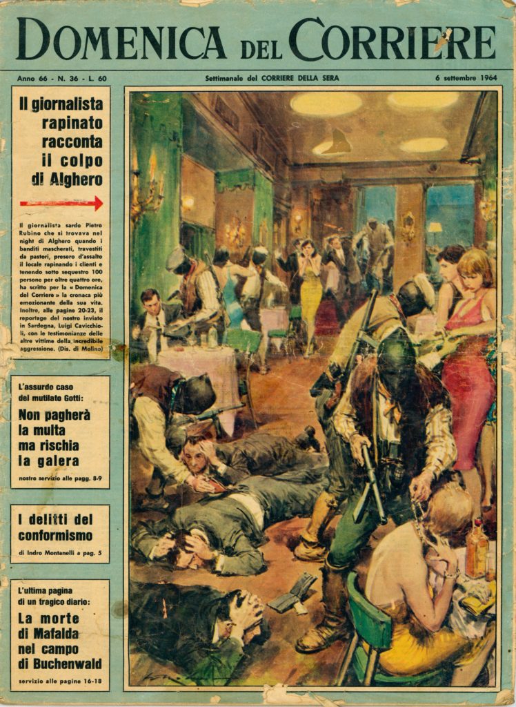Copertina della Domenica del Corriere del 1964